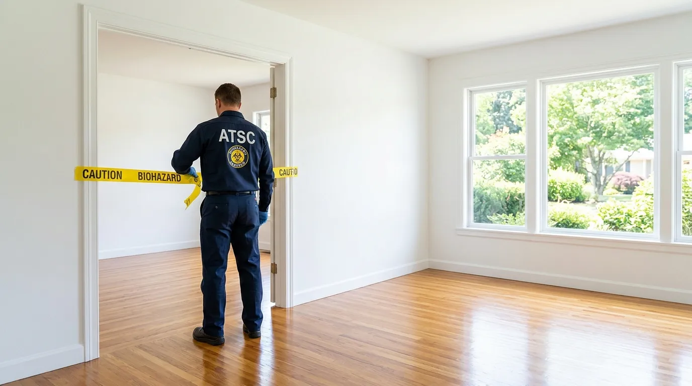 Certified biohazard cleanup crew performing Trauma Scene Cleanup in Murrysville